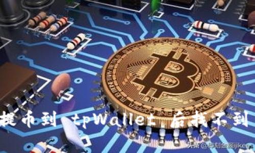 如何处理提币到 tpWallet 后找不到币的问题？